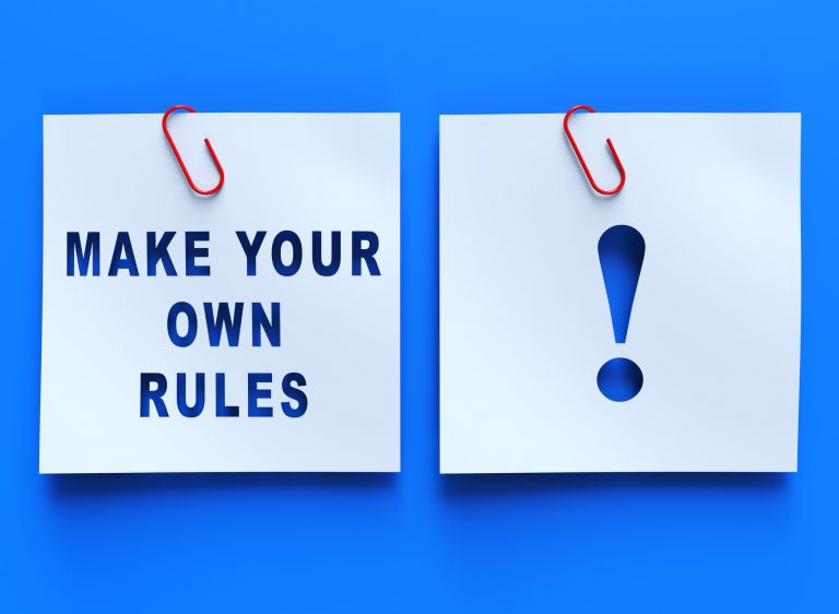 Read more about the article Make Your Own Rules